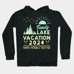 Family Reunion 2024 Lake Trip Summer Vacation Fishing Squad Hoodie